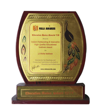 Education Ratna Award 2019 for India's Outstanding & Innovative High Quality Educational Institute Award from RULA accredited by the World Research Council in 2019